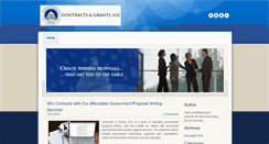 Desktop Screenshot of contractsandgrantsllc.weebly.com