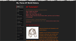 Desktop Screenshot of mrsfloresapwh.weebly.com