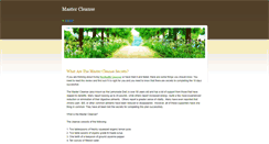 Desktop Screenshot of mastercleanse.weebly.com