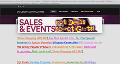 Desktop Screenshot of discountconnection.weebly.com