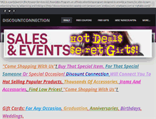 Tablet Screenshot of discountconnection.weebly.com