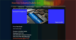 Desktop Screenshot of emersonunlimitedlabels.weebly.com