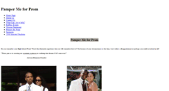 Desktop Screenshot of pampermeforprom.weebly.com