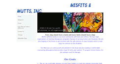 Desktop Screenshot of misfitsnmutts.weebly.com