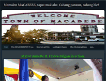 Tablet Screenshot of municipalityofmacabebe.weebly.com