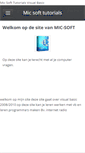 Mobile Screenshot of mic-soft-tutorials.weebly.com
