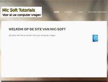 Tablet Screenshot of mic-soft-tutorials.weebly.com