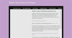 Desktop Screenshot of beautyworldsalon.weebly.com