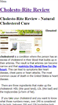 Mobile Screenshot of cholestro-rite-review.weebly.com