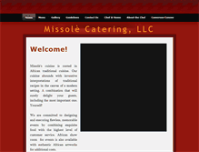 Tablet Screenshot of missolecatering.weebly.com