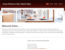 Tablet Screenshot of canaccabinetry.weebly.com