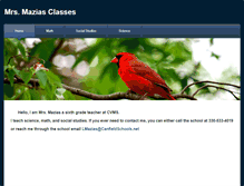Tablet Screenshot of canfieldmazias.weebly.com