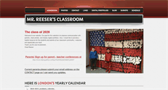 Desktop Screenshot of mrreesersclassroom.weebly.com