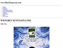 Tablet Screenshot of bentennyson.weebly.com
