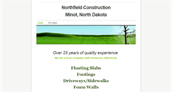 Desktop Screenshot of northfieldconstruction.weebly.com