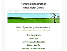 Tablet Screenshot of northfieldconstruction.weebly.com