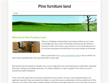 Tablet Screenshot of pinefurnitureland.weebly.com