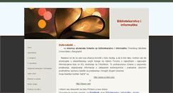 Desktop Screenshot of bibliotekarstvo.weebly.com