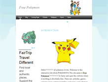 Tablet Screenshot of freepokemon.weebly.com