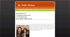 Desktop Screenshot of marliewolf.weebly.com