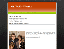 Tablet Screenshot of marliewolf.weebly.com