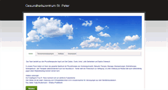Desktop Screenshot of gesundheitszentrum-st-peter.weebly.com