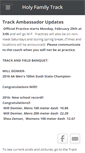 Mobile Screenshot of holyfamilytrack.weebly.com