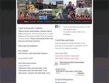 Tablet Screenshot of holyfamilytrack.weebly.com