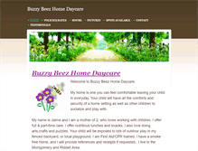 Tablet Screenshot of buzzybeezhomedaycare.weebly.com