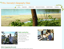 Tablet Screenshot of kennedygeography.weebly.com