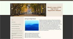 Desktop Screenshot of martincounselor.weebly.com