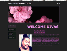 Tablet Screenshot of explosivehairstyles.weebly.com