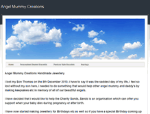 Tablet Screenshot of angelmummycreations.weebly.com