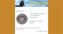 Desktop Screenshot of mustangs2013.weebly.com