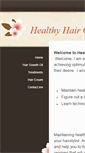 Mobile Screenshot of healthyhaircare.weebly.com