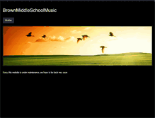 Tablet Screenshot of brownmiddleschoolmusic.weebly.com