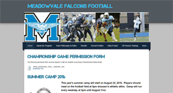 Desktop Screenshot of mdvfootball.weebly.com