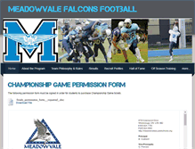 Tablet Screenshot of mdvfootball.weebly.com