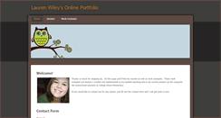 Desktop Screenshot of laurenwiley.weebly.com