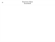 Tablet Screenshot of businessideasbvanbeek.weebly.com