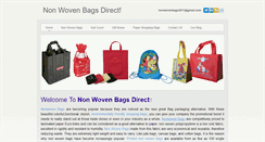 Desktop Screenshot of nonwovenbags.weebly.com
