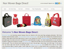 Tablet Screenshot of nonwovenbags.weebly.com