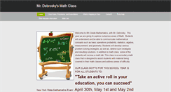 Desktop Screenshot of debroskymath.weebly.com