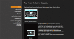 Desktop Screenshot of newvoicesinhorrormagazine.weebly.com