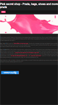 Mobile Screenshot of pinksecret-shop.weebly.com