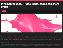 Tablet Screenshot of pinksecret-shop.weebly.com