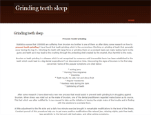 Tablet Screenshot of grinding-teeth-sleep.weebly.com