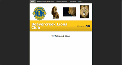 Desktop Screenshot of beavercreeklionsclub.weebly.com