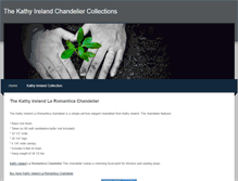 Tablet Screenshot of kathyirelandchandeliers.weebly.com