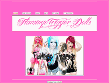 Tablet Screenshot of flamingotriggerdolls.weebly.com